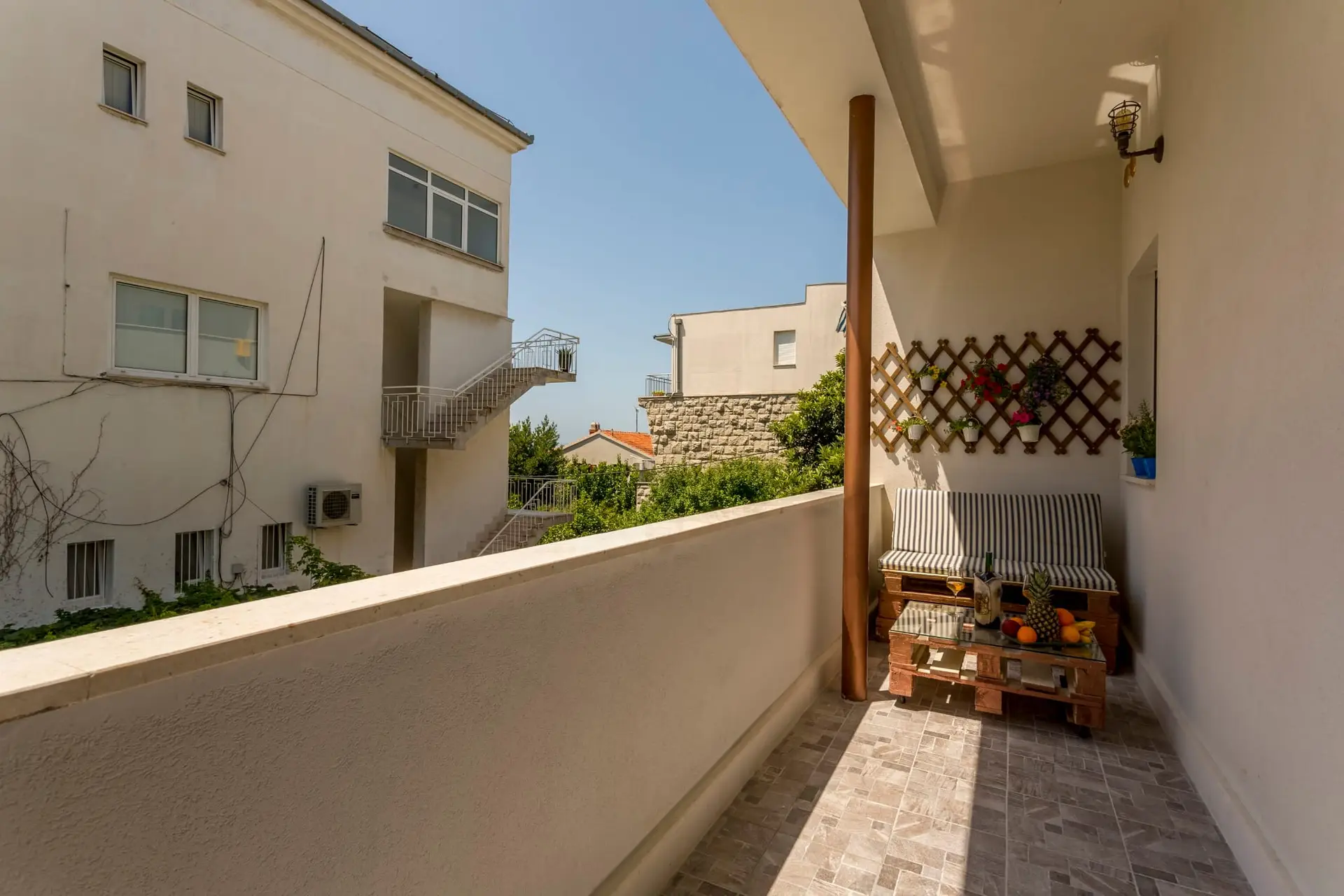 Firule beach apartment terrace